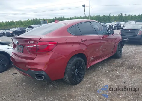 2017 BMW X6 xDrive35I z USA, uszkodzony, nr VIN 5UXKU2C30H0X47543